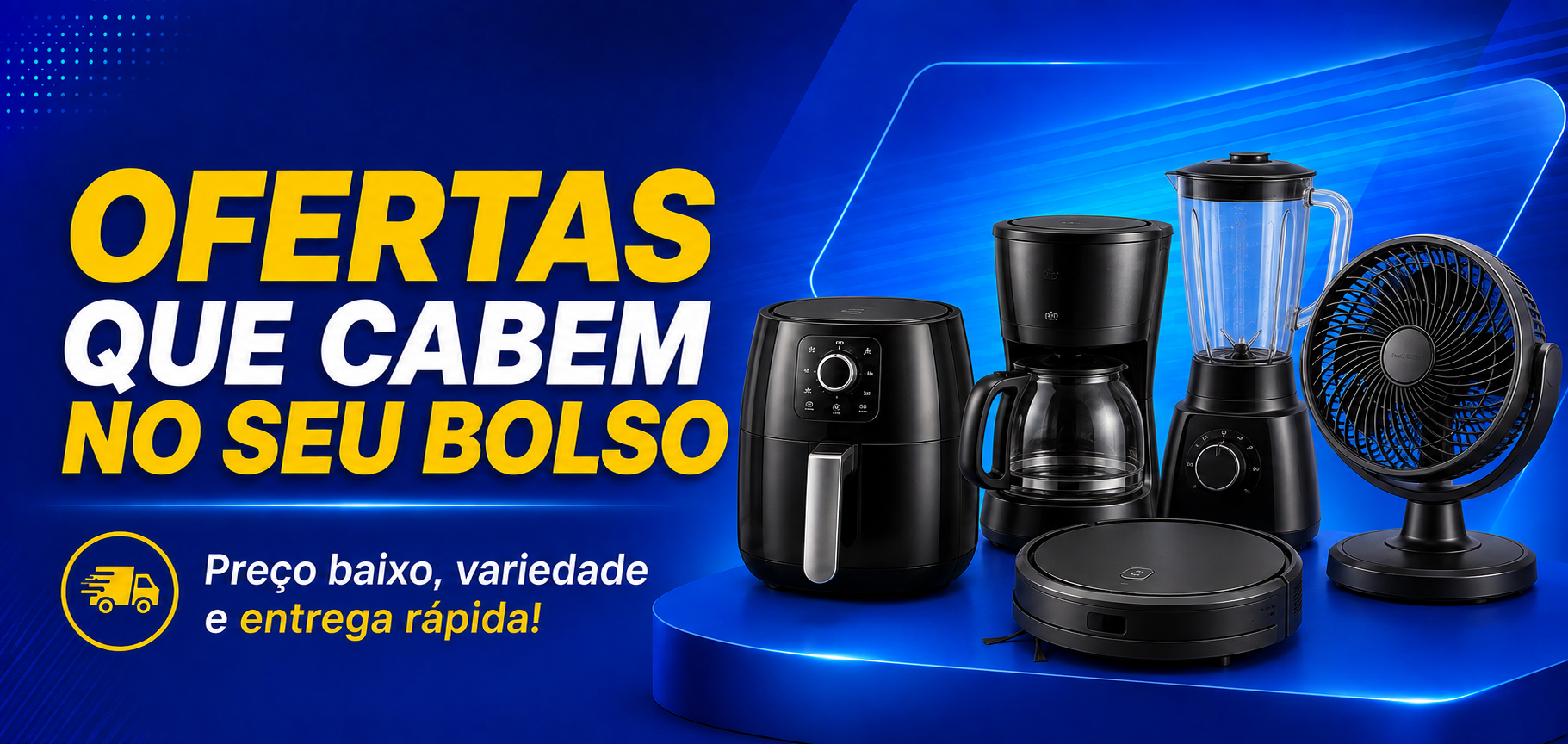 Ofertas que cabem no seu bolso: preço baixo, variedade e entrega rápida