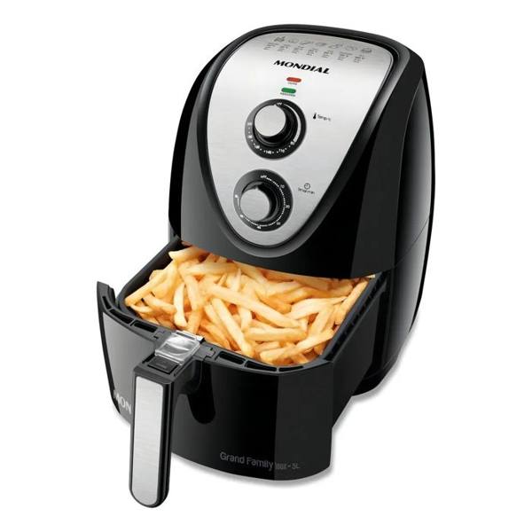 Air Fryer 5L Mondial, 1900W Fritadeira Sem Oleo — Mondial