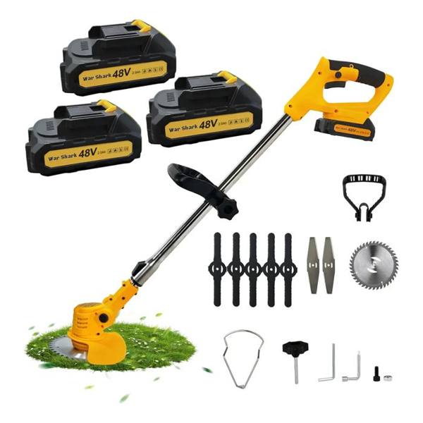 Aparador De Gramas Profissional / 3 Baterias 2000mah — Sem marca
