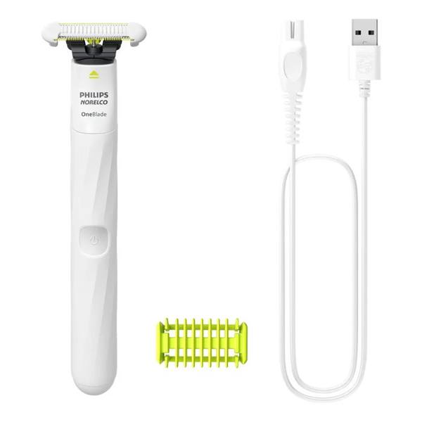 Aparador De Pelos Íntimo Philips Oneblade Intimate Qp1924/70 Branco — Philips