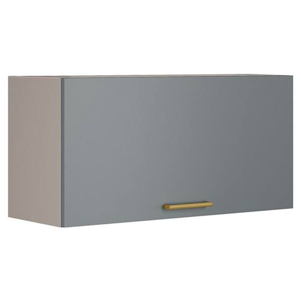 Armário Aéreo 80cm 1 Porta MDF Puxador de Alumínio Essence Itatiaia — Itatiaia