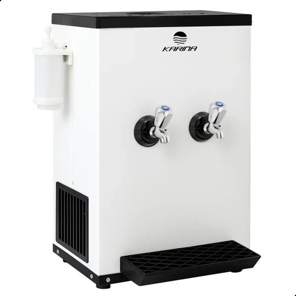 Bebedouro Refrigeração Bancada 20 Litros Filtro Agua Cor Branco — Sem marca