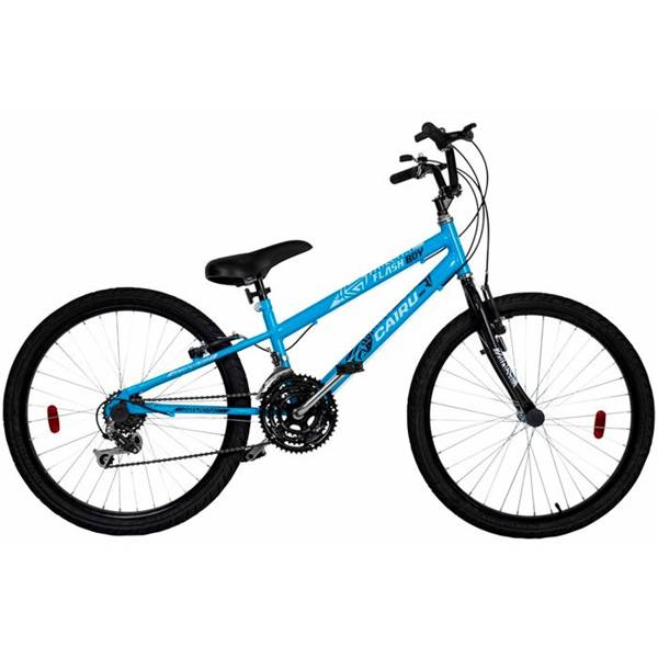 Bicicleta Aro 24 Cairu Flash 21 Marchas Freio V-Brake em Aço Carbono — Cairu
