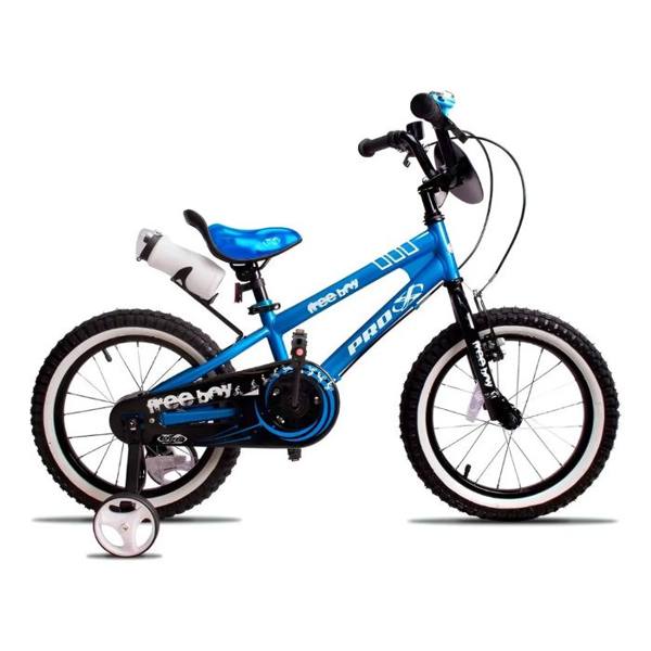 Bicicleta Infantil Pro-X Freeboy Aro 16 Azul com Rodinhas e Campainha — Sem marca