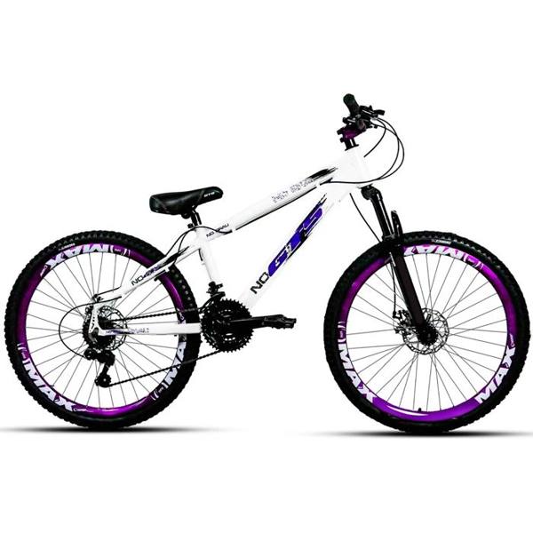 Bicicleta Mountain Bike GTS FEEL No Grau 26 Freeride 21v Shimano Alumínio — Shimano