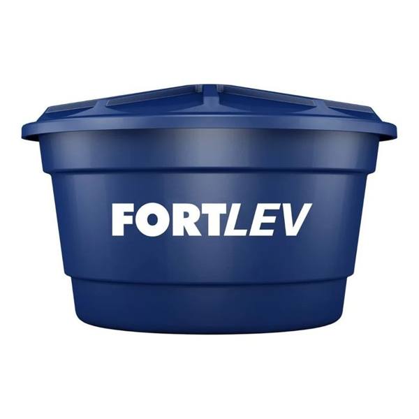 Caixa D água Fortlev 1000l Azul Vertical — foto do produto em fundo branco