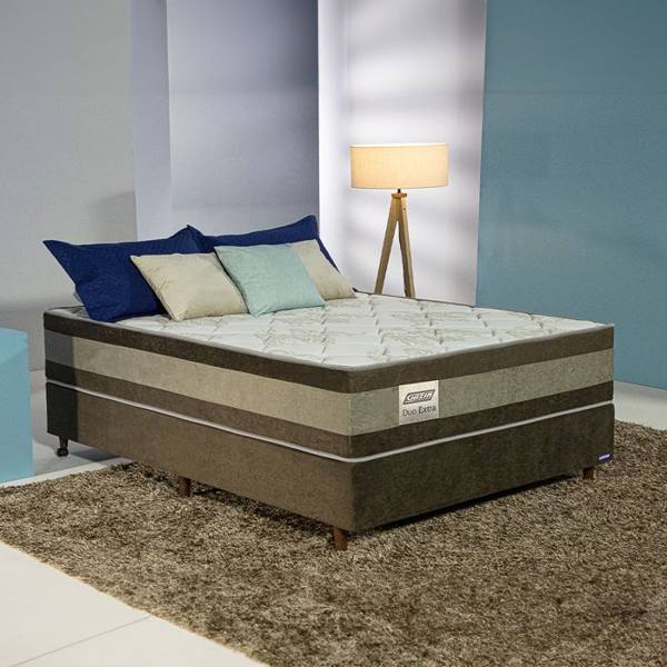 Cama Box Gazin Espuma Casal Misto Duo Extra 138x188 — Gazin