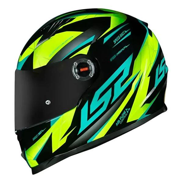 CAPACETE LS2 FF358 CLASSIC DRAZE PRETO / AMARELO FLUOR — ELO