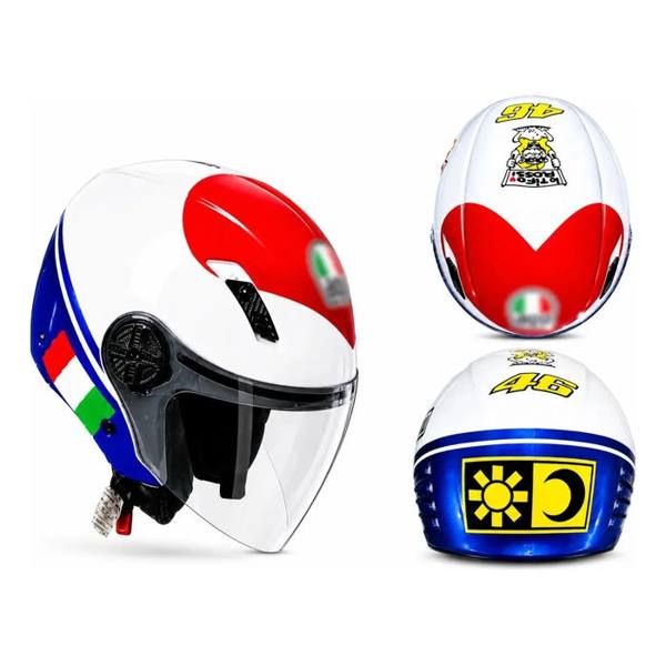 Capacete para moto aberto FW3 X OPEN CLASSIC Aberto branco tamanho 55/56 — Sem marca