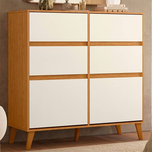 Cômoda Sapateira Dora 6 Gavetas Albatroz — Albatroz