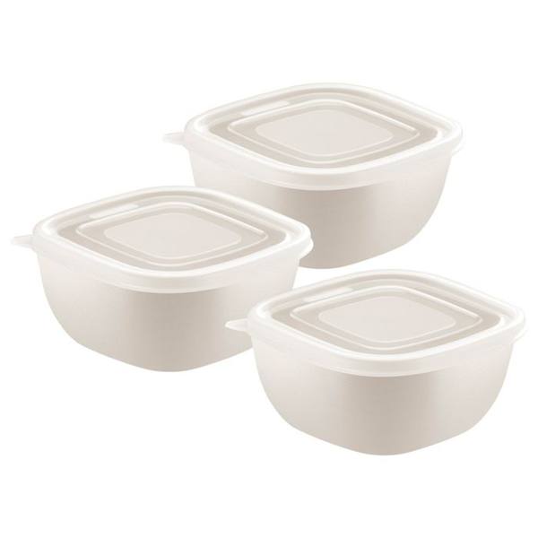 Conjunto de Potes Mixcolor 300mL 3 Peças em Polipropileno Tramontina — Tramontina