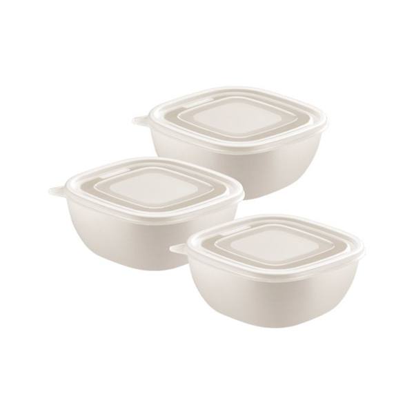 Conjunto de Potes Mixcolor 600 ml 3 Peças em Polipropileno Tramontina — Tramontina