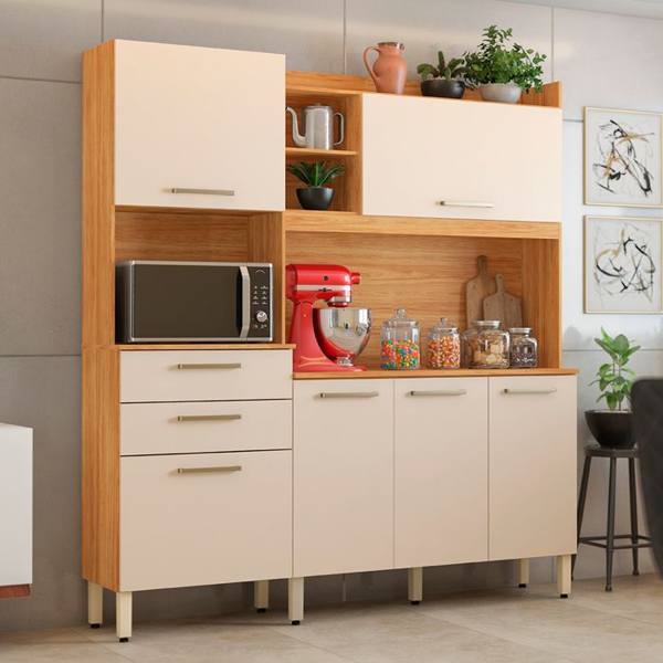 Cozinha Compacta 6 Portas 2 Gavetas Select Demobile — Demobile