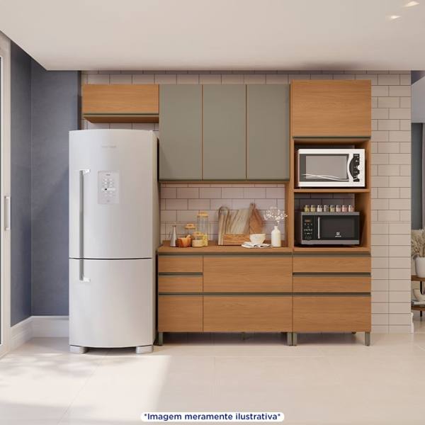 Cozinha Modulada 4 Peças 7 Portas 7 Gavetas Maxxi Kappesberg — Kappesberg