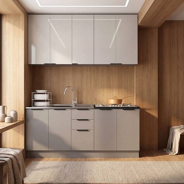 Cozinha Modulada 4 Peças 9 Portas 3 Gavetas Lumina Telasul — Telasul