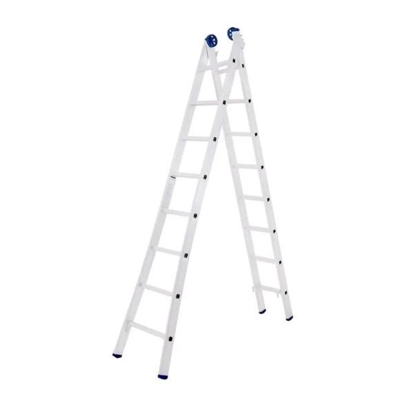Escada Extensiva Mor Alumínio 8×2 Degraus — MOR