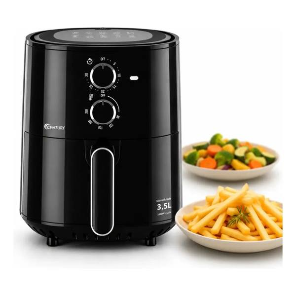 Fritadeira Elétrica Air Fryer Century 3,5l 1500w Sem Óleo — Sem marca