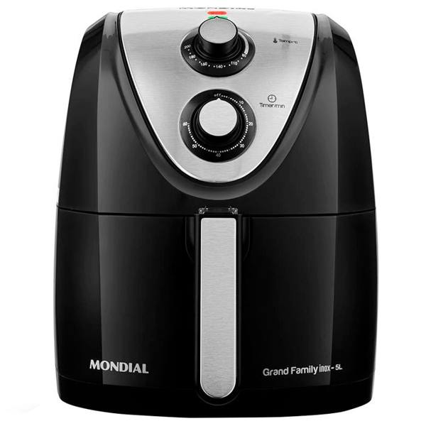 Fritadeira Elétrica Air Fryer Mondial Grand Family AFN-50 BI 5L 1900W Timer — Mondial