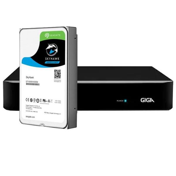 Gravador HVR Giga Orion 4 Canais 1080P HD GS0184 — Giga