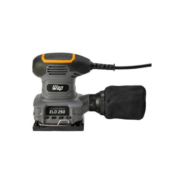 Lixadeira Orbital ELO 250 FW008918 Cinza, Amarelo e Preto Wap — Wap