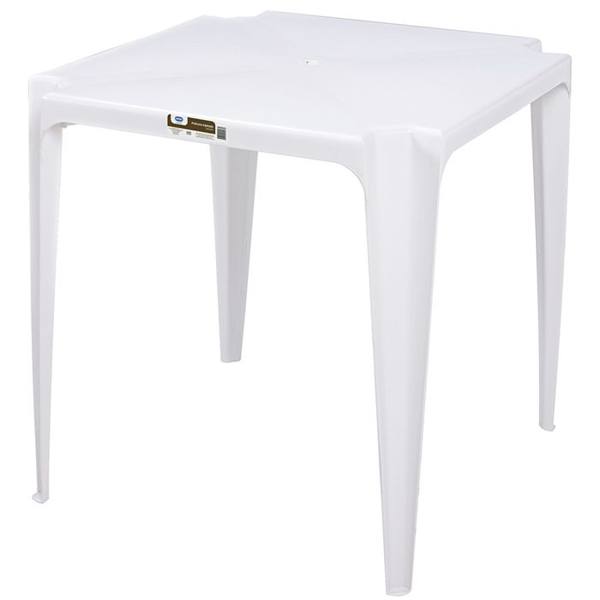 Mesa Quadrada de Plástico Mor Suporta até 30kg — MOR