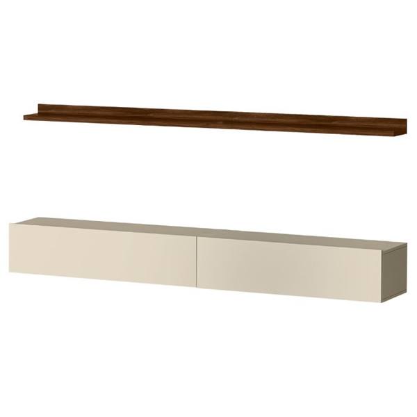 Modulo Mobler com 2 Gavetas e Prateleira — foto do produto em fundo branco
