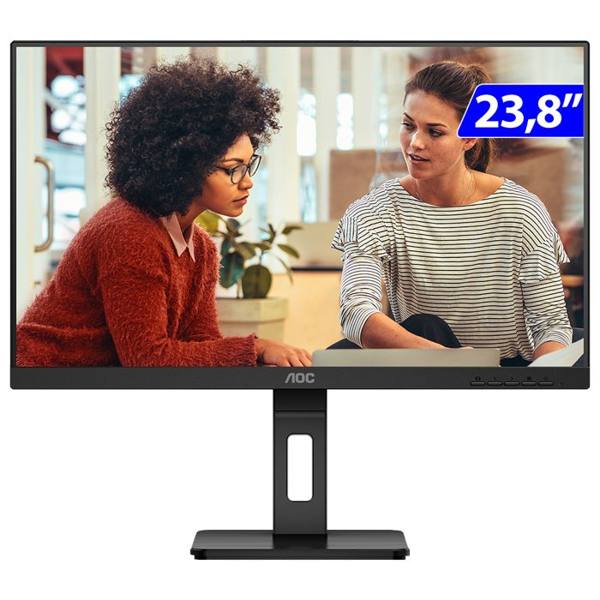 Monitor AOC 23,8" 24E3QF/57 IPS Full HD HDMI VGA — AOC