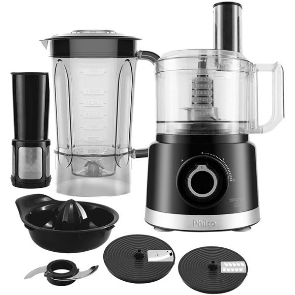Multiprocessador Philco 5 em 1 Turbo PMP1500P 2 Velocidades 1000W — Philco
