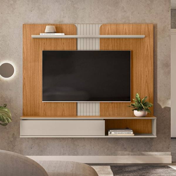 Painel Home para Tv até 65" com Prateleira Friburgo Linea Brasil — Linea Brasil