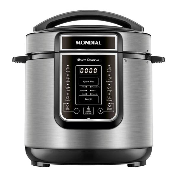 Panela Elétrica de Pressão Digital Mondial MasterCook 6L PE60 — Mondial