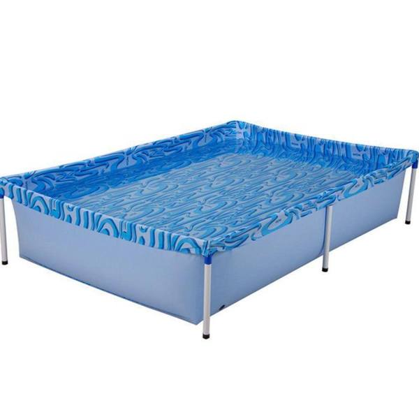 Piscina com Armação de Ferro Lona em PVC Mor Retangular 1000L — MOR
