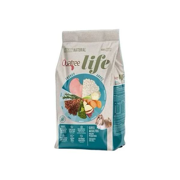Ração Quatree Life Cães Adultos Raças Pequenas Frango e Arroz 3kg — Sem marca