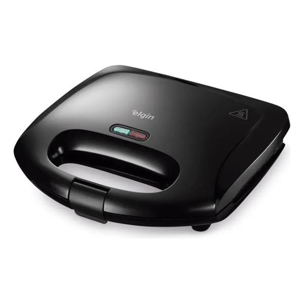 Sanduicheira Fast Time Elgin 800w Placas Duplas Preto — Elgin