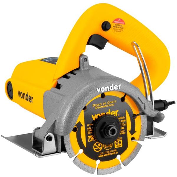 Serra Mármore Vonder 4.3/8" Polegadas 1300W SMV1300 — foto do produto em fundo branco