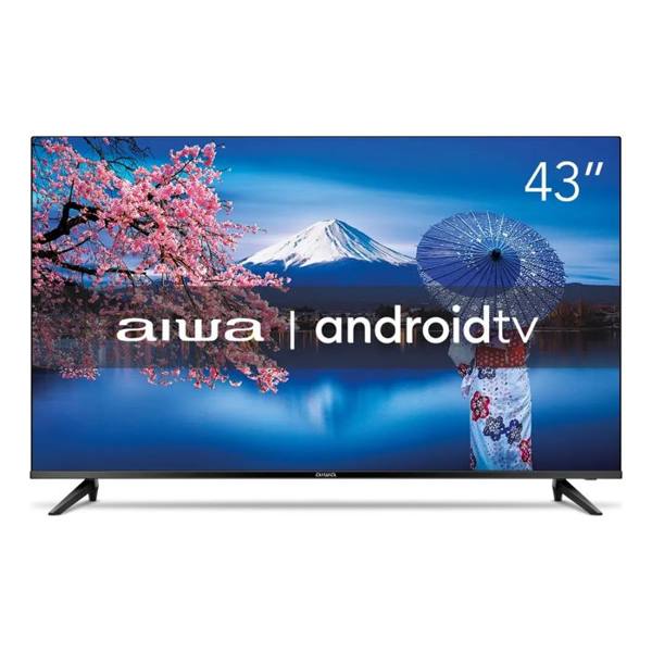 Smart TV AIWA 43” Android Full HD Borda Ultrafina HDR10 Dolby Áudio AWS-TV-43 — Aiwa