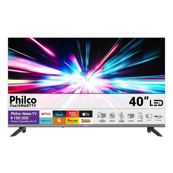 Smart Tv Philco 40 P40vik Led Roku Dolby Audio Wi-fi Hdmi Hdr Full Hd — Philco