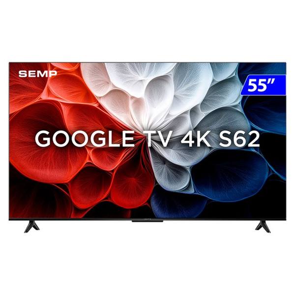 Smart TV Semp LED 55" 4K Wi-Fi Android TV HDR 55S62 — Semp