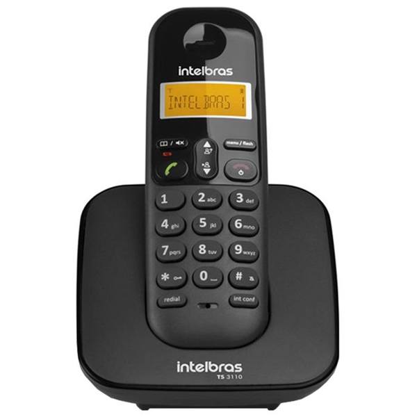 Telefone Intelbras TS-3110 sem Fio até 7 Ramais com Base Dect 6.0 GHz — Intelbras