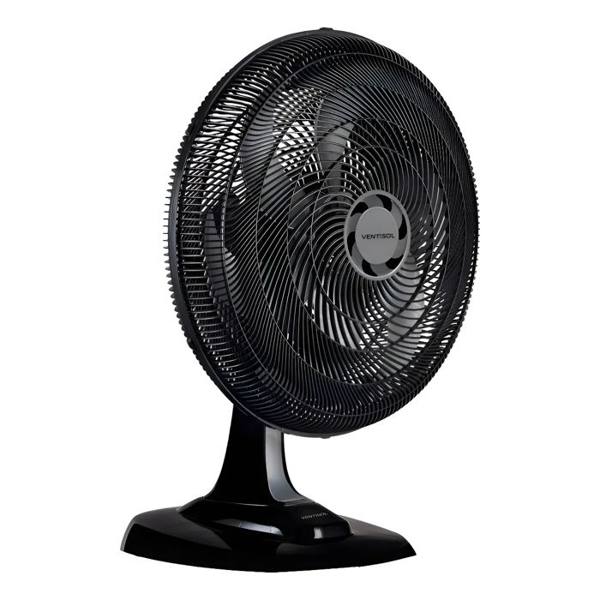 Ventilador De Mesa Ventisol Turbo 50cm Com 6 Pás Preto — Ventisol